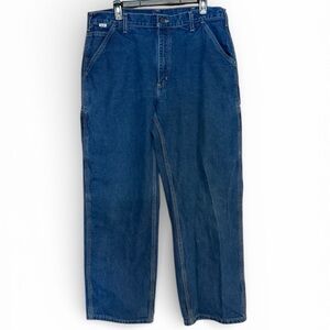 Men's Carhartt Flame-Resistant Signature Denim Dungaree Jeans